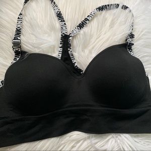 PINK padded sports bra